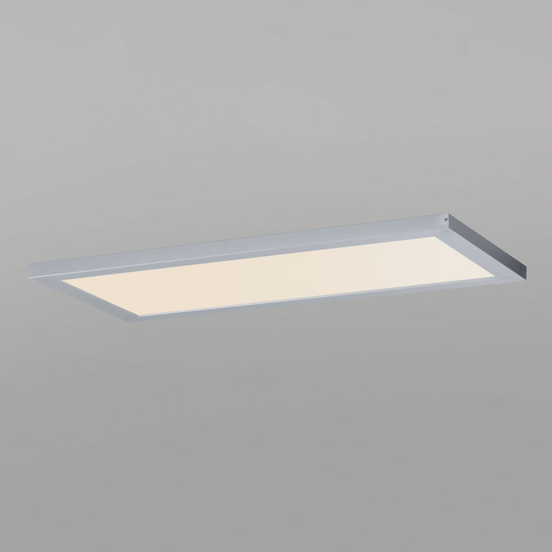 Sky 12" x 24" LED Flush Mount in Brushed Aluminum