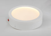 Wafer 7" Round LED Flush Mount with Emergency Backup in White