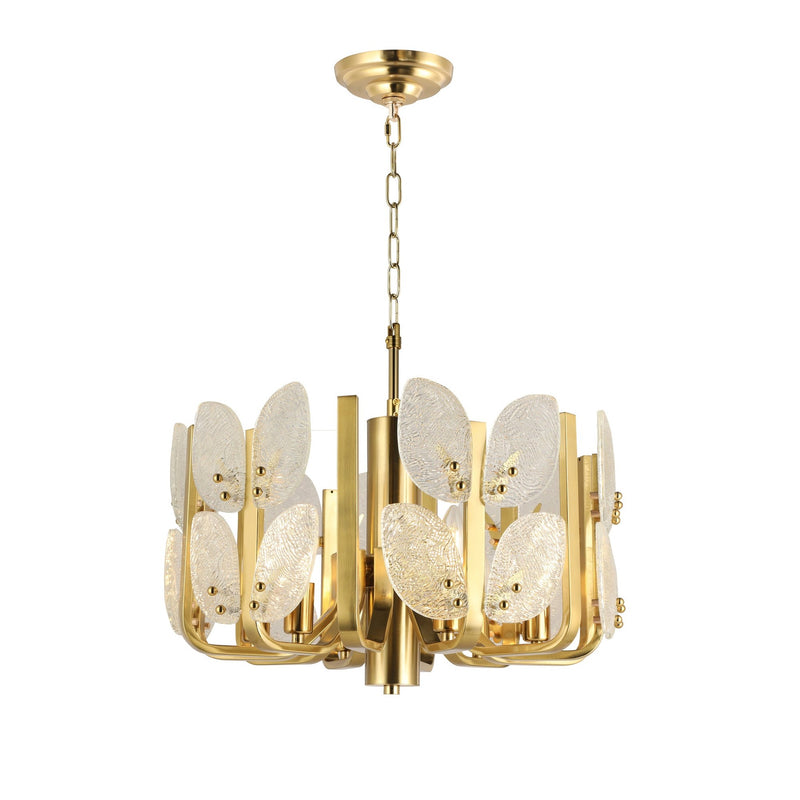 Brass Tax 6-Light 19.7" Chandelier in Satin Brass
