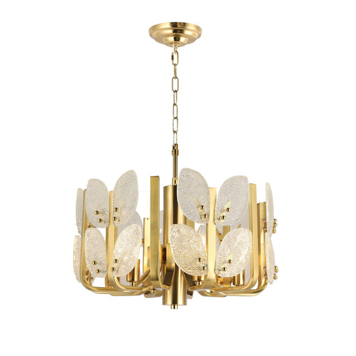 Brass Tax 6-Light 19.7" Chandelier in Satin Brass
