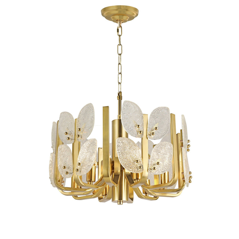 Brass Tax 6-Light 19.7" Chandelier in Satin Brass