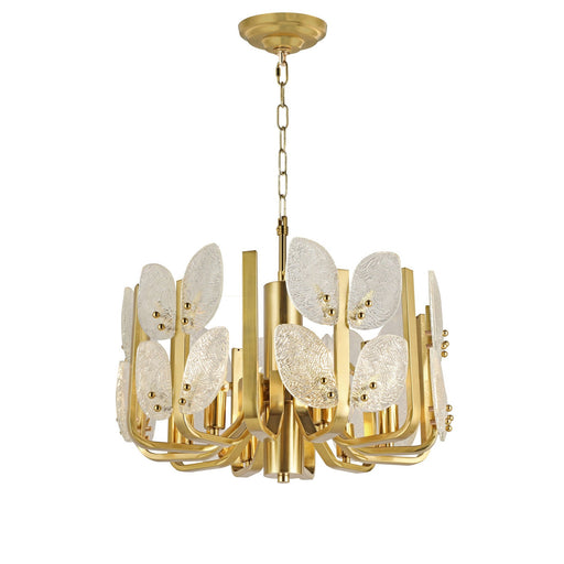 Brass Tax 6-Light 19.7" Chandelier in Satin Brass