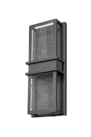 Eclipse 2 Light 7" Outdoor Wall Light in Black