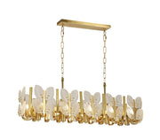 Brass Tax 12-Light 47.2" Linear Pendant in Satin Brass
