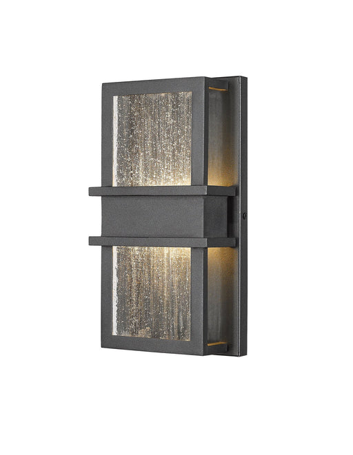 Eclipse 2 Light 6.25" Outdoor Wall Light in Black
