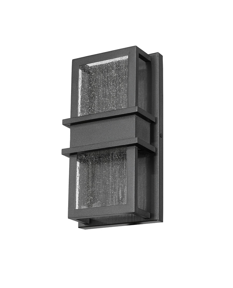 Eclipse 2 Light 6.25" Outdoor Wall Light in Black