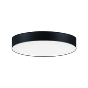 Trim 5" Round LED Flush Mount 0-10V Dimming in Black