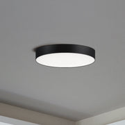 Trim 5" Round LED Flush Mount 0-10V Dimming in Black