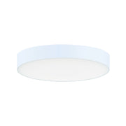 Trim 5" Round LED Flush Mount 0-10V Dimming in White