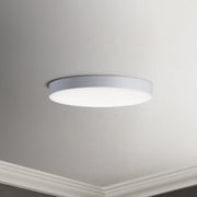 Trim 7" Round LED Flush Mount 0-10V Dimming in White