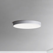 Trim 7" Round LED Flush Mount 0-10V Dimming in White
