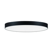 Trim 9" Round LED Flush Mount 0-10V Dimming in Black
