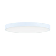 Trim 9" Round LED Flush Mount 0-10V Dimming in White