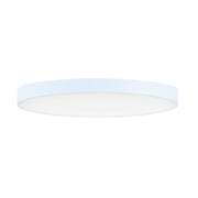 Trim 9" Round LED Flush Mount 0-10V Dimming in White
