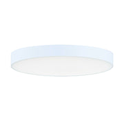 Trim 7" Round LED Flush Mount with Emergency Backup in White