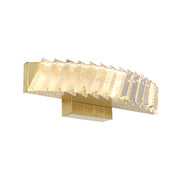 Golden Ratio 13.8" LED Bath Sconce in Satin Gold