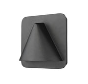 Obelisk 1 Light 6.25" Outdoor Wall Light in Black