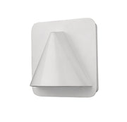 Obelisk 1 Light 6.25" Outdoor Wall Light in White