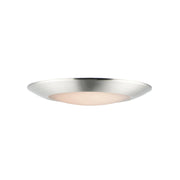 Diverse 9" LED Flush Mount in Satin Nickel