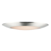 Diverse 13" LED Flush Mount in Satin Nickel