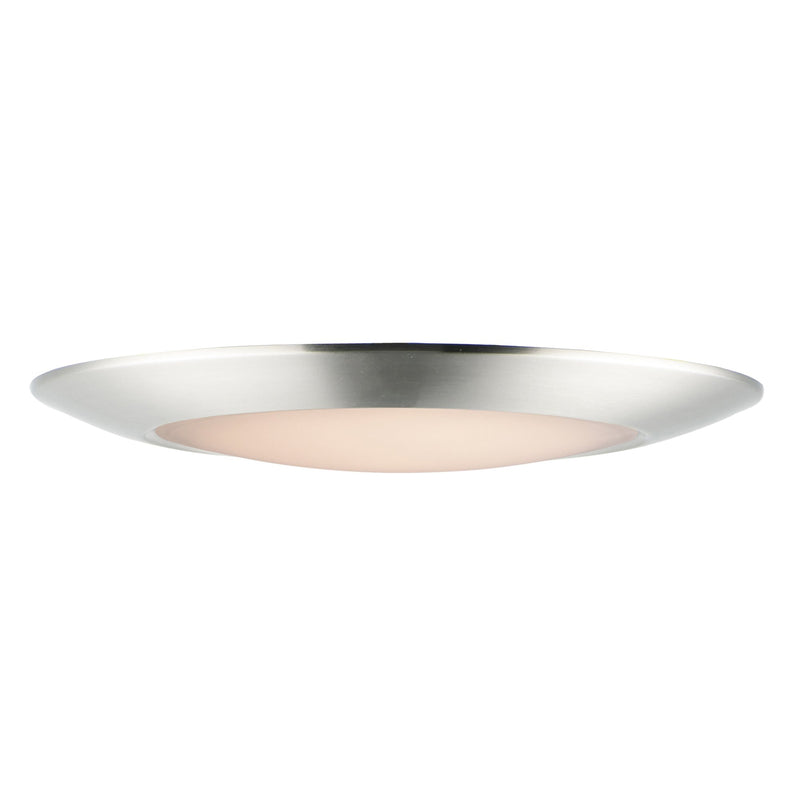 Diverse 13" LED Flush Mount in Satin Nickel