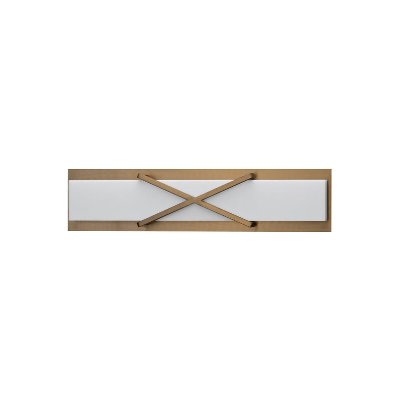 Dexter 24" LED Bath Vanity Light in Natural Aged Brass