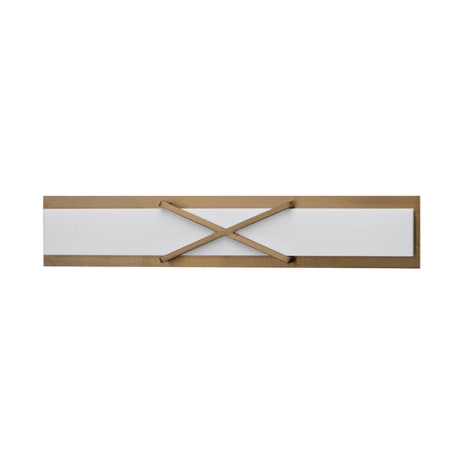 Dexter 30" LED Bath Vanity Light in Natural Aged Brass