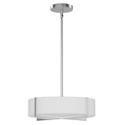 Dexter 13" LED Pendant in Satin Nickel