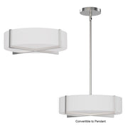 Dexter 13" LED Pendant in Satin Nickel