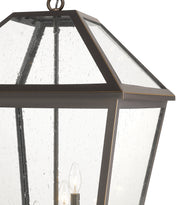 Talbot 4 Light 19.5" Outdoor Chain Mount Ceiling Fixture in Oil Rubbed Bronze