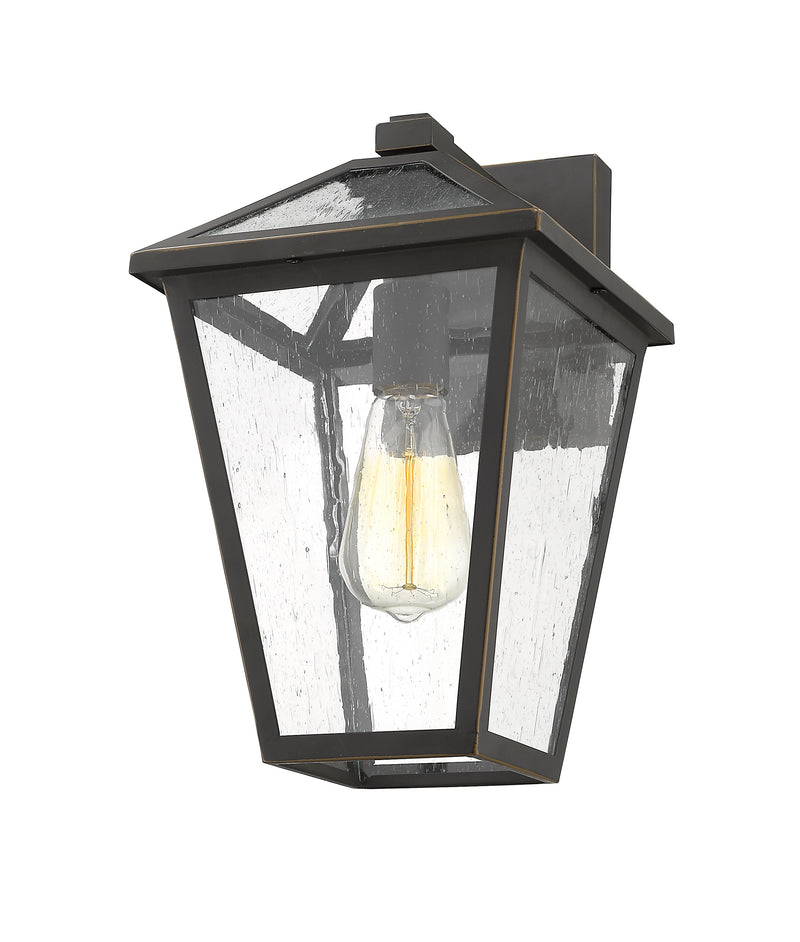 Talbot 1 Light 8.25" Outdoor Wall Light in Oil Rubbed Bronze