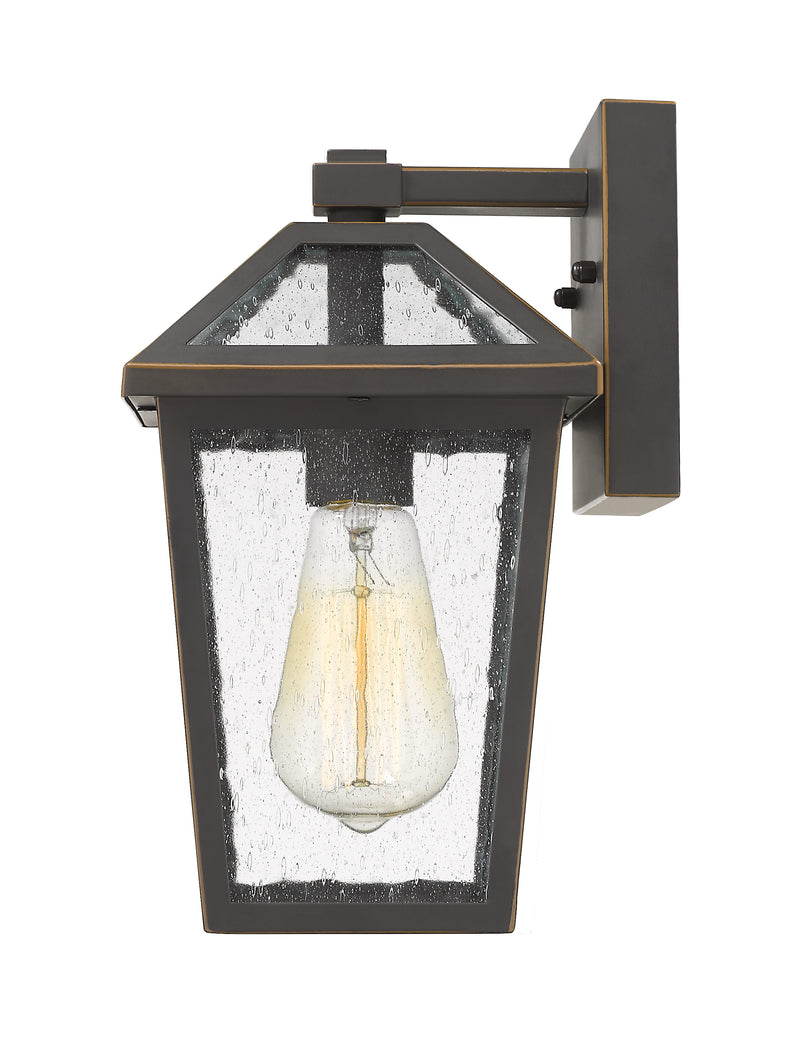 Talbot 1 Light 7" Outdoor Wall Light in Oil Rubbed Bronze