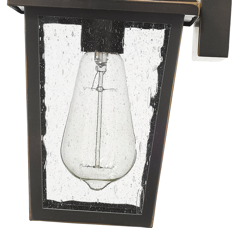 Talbot 1 Light 7" Outdoor Wall Light in Oil Rubbed Bronze