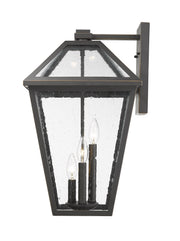 Talbot 3 Light 12.25" Outdoor Wall Light in Oil Rubbed Bronze