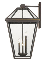 Talbot 4 Light 19.5" Outdoor Wall Light in Oil Rubbed Bronze
