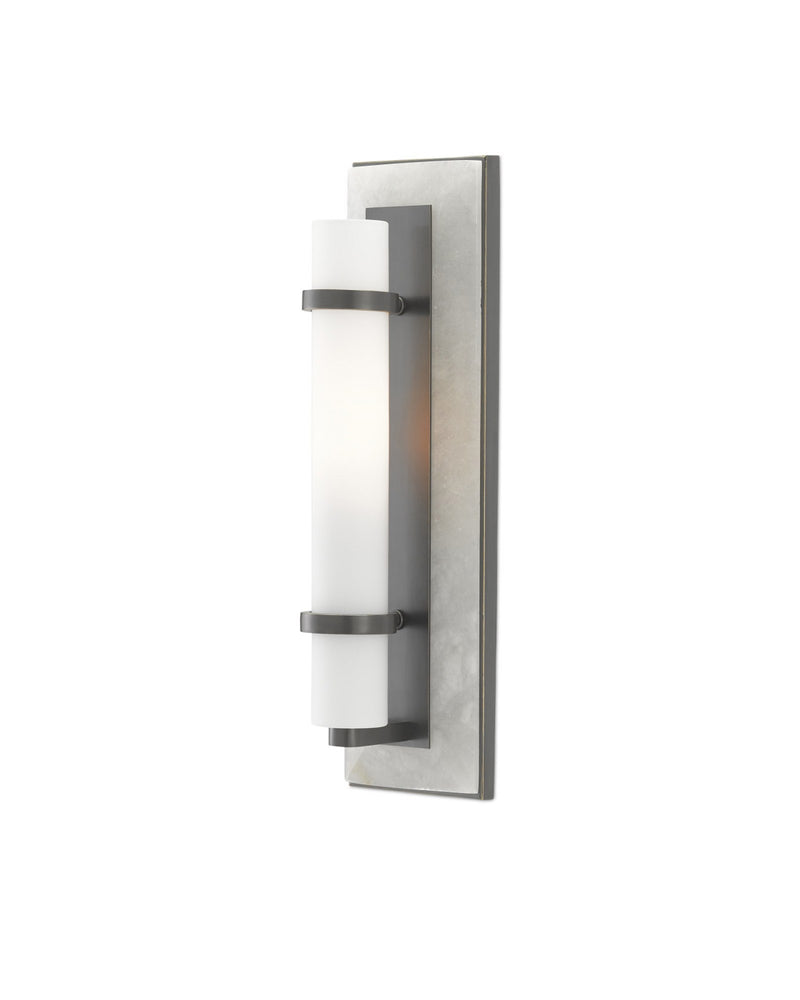 Bruneau Wall Sconce in Natural / White / Oil Rubbed Bronze