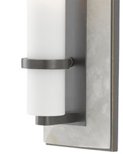 Bruneau Wall Sconce in Natural / White / Oil Rubbed Bronze