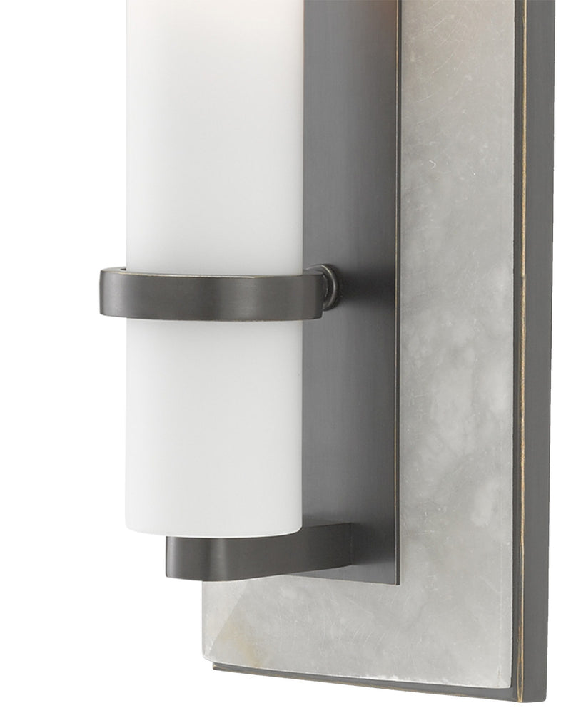 Bruneau Wall Sconce in Natural / White / Oil Rubbed Bronze