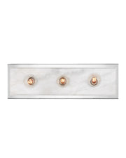 Berdine 3-Light Medium Vanity Light in Natural / Polished Nickel