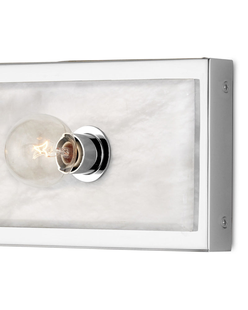 Berdine 3-Light Medium Vanity Light in Natural / Polished Nickel