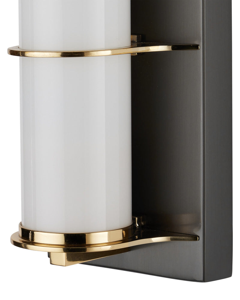 Blaine Bath Wall Sconce in Oil Rubbed Bronze / Polished Brass / White