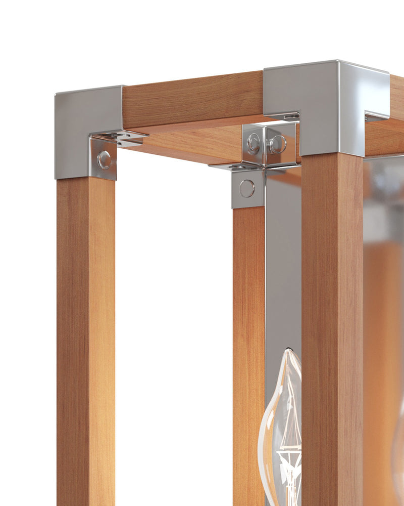 Boyd Wall Sconce in Natural / Polished Nickel