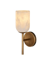 Belmont Wall Sconce in Natural / Antique Brass