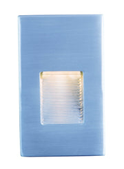 Path Vertical LED Step Light in Brushed Aluminum
