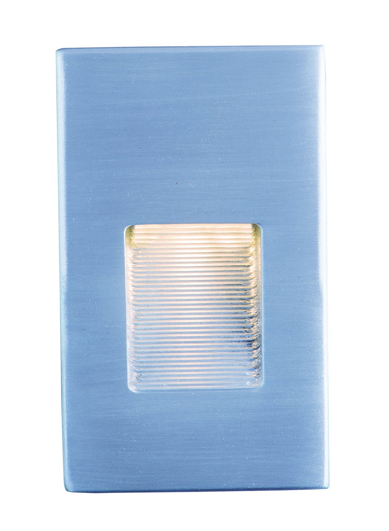 Path Vertical LED Step Light in Brushed Aluminum