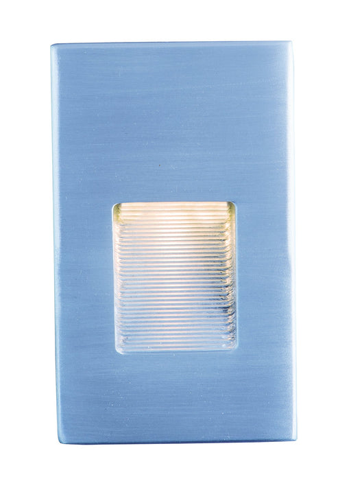Path Vertical LED Step Light in Brushed Aluminum