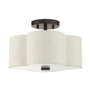 Solstice 2-Light 13" Semi-Flush Mount in English Bronze