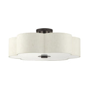 Solstice 5-Light Semi-Flush Mount in English Bronze