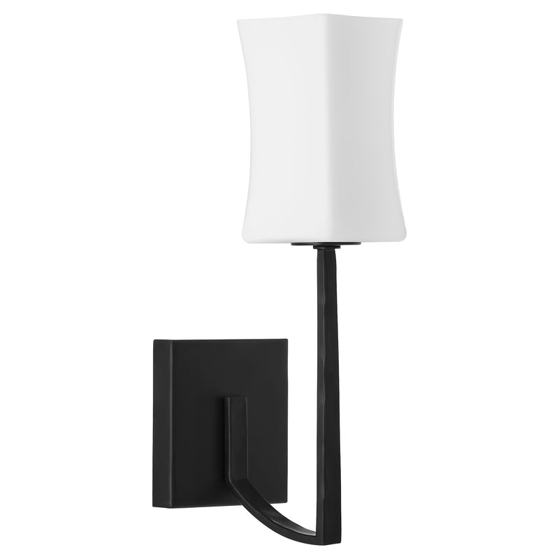 Ayala 1 Light Wall Sconce in Matte Black