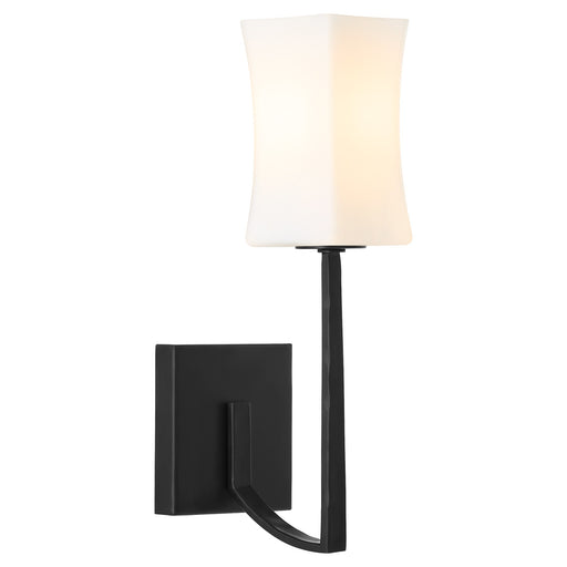 Ayala 1 Light Wall Sconce in Matte Black